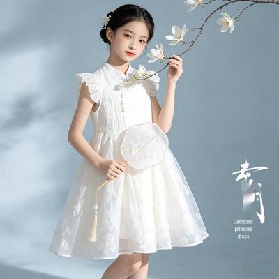 Girls' New Chinese Style Summer Dress