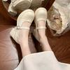 Fashion Block Heel Mary Jane Shoes Autumn New Round Toe Shallow Mouth One Strap Platform Non-Slip Wear-Resistant High Heels