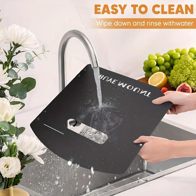4-Sided Windproof Camping Windbreak Screen for Outdoor Cooking & BBQ - Foldable Portable Design with Spice Storage Shelf