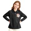 Girls Long Sleeve School Uniform Top Casual Print Shirt for Back to School
