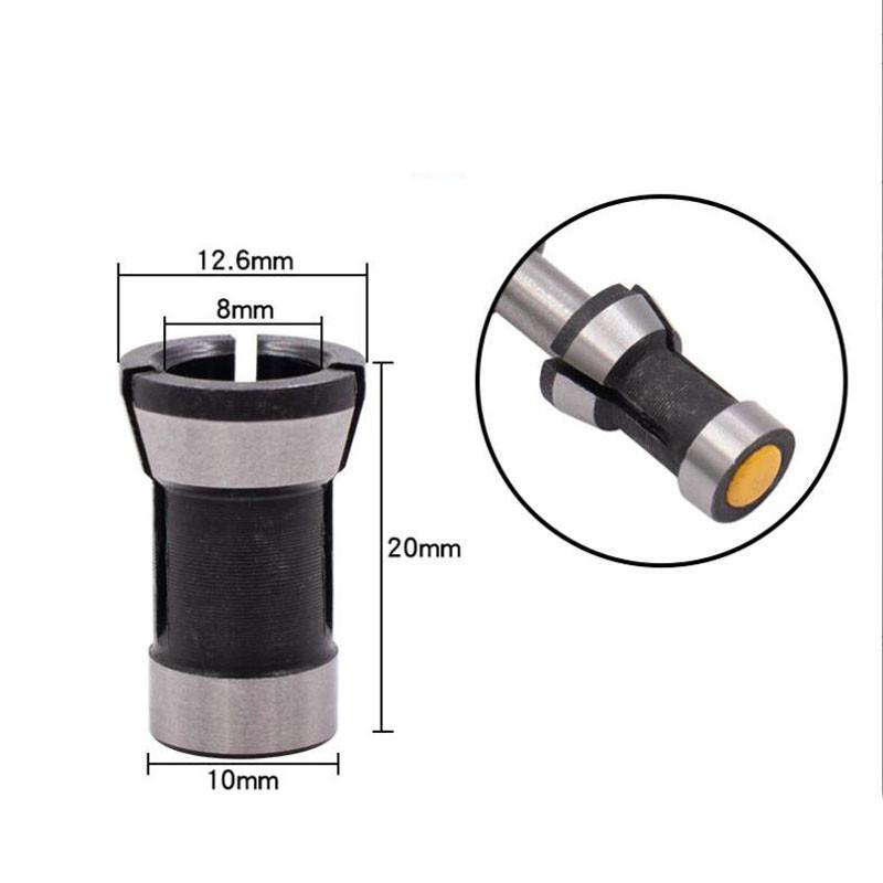 

Фрезерный цанговый адаптер Цанговый патрон Гравировальный обрезной станок Аксессуары для электрических фрез 6/6.35/8 мм NO7