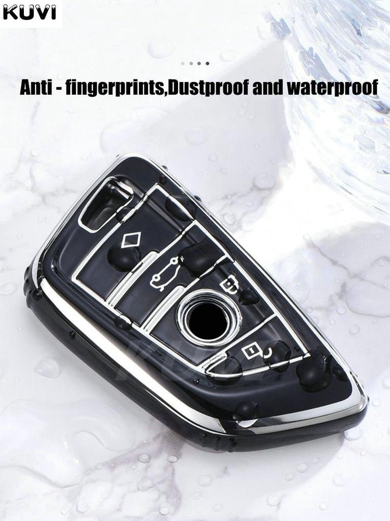 Soft Tpu Car Remote Key Case Cover Shell For Bmw X1 X3 X5 X6 X7 1 3 5 6 7 Series G20 G30 G11 F15 F16 G01 G02 F48 Car Accessories