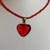 Pendant Choker Beads Necklace Heart Pendant Choker Suitable for Fashionable Look