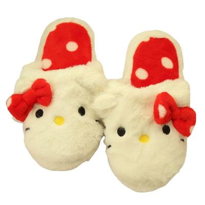 Cinnamoroll Kuromi Pantufas Fofas Sapatos de Quarto Banheiro Interno Proteção Contra Frio Calmo Quente Personagem Bonito Presente Elegante [THEBEASTPIE] Outono/Inverno