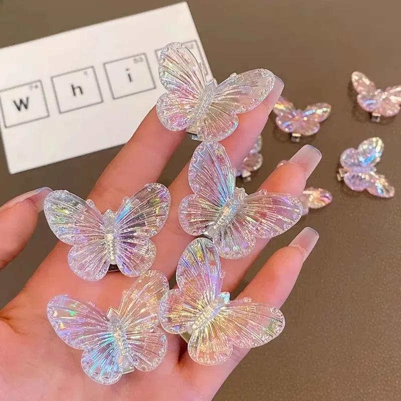 5/10/15/20pcs Cute Butterfly Hair Clip Mini Hair Accessories Butterfly Duckbill Bangs Clips Mermaid Butterfly Hair Clips