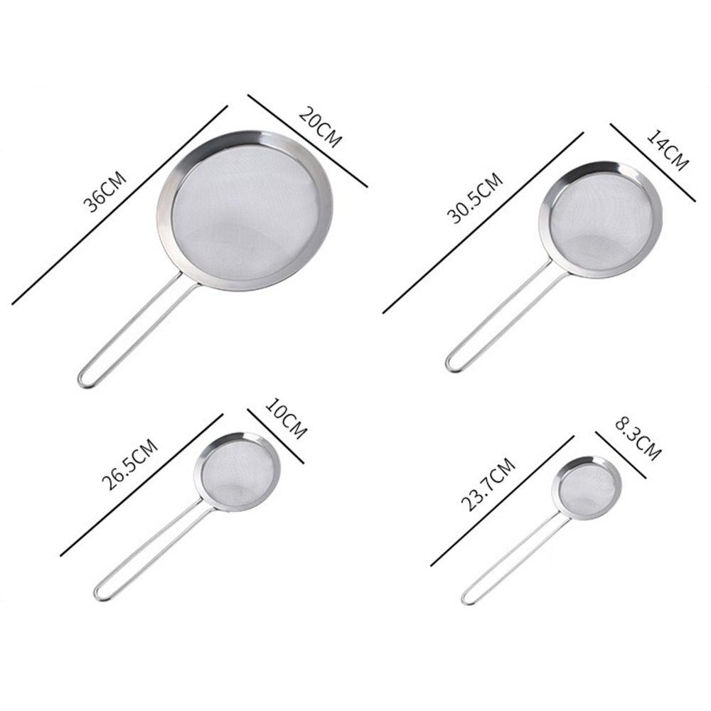 Stainless Steel Fried Food Net Strainer Draining Hot Pot Filter Mesh Soup Skimmer Spoon  Restaurant