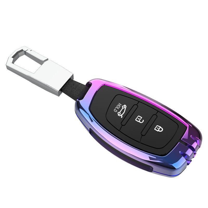 

Hyundai ix35 Car Key Cover: Full-Coverage Metal TPU, Drop-Proof Protection.