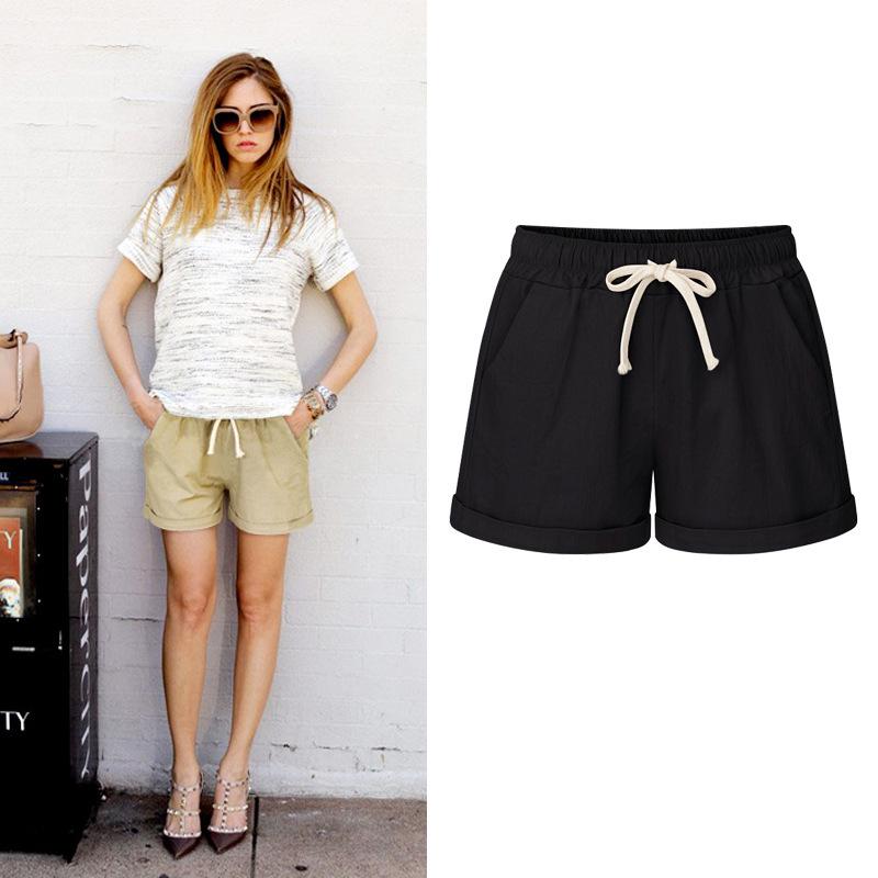 Shorts Female Summer Pants Casual Pants Loose Large Size Was Thin and Thin Casual Women's Pants