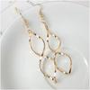 Spiral Wave Curve Earrings Women Minimalist Personality Statement Earrings Drop Earrings Women Jewelry