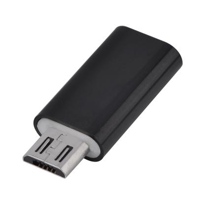 Micro USB Male To USB 3.0 Type C Female Adapter Converter Sync & Charging for Android (Black)