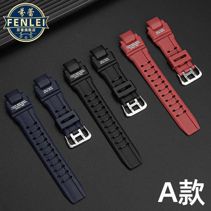 Armband für Casio G-Shock GA-1000 1100 GW-4000 GA1100 G1400 Harz-Uhrenarmband Herren Sport Wasserdicht Gummi Ersatzarmband