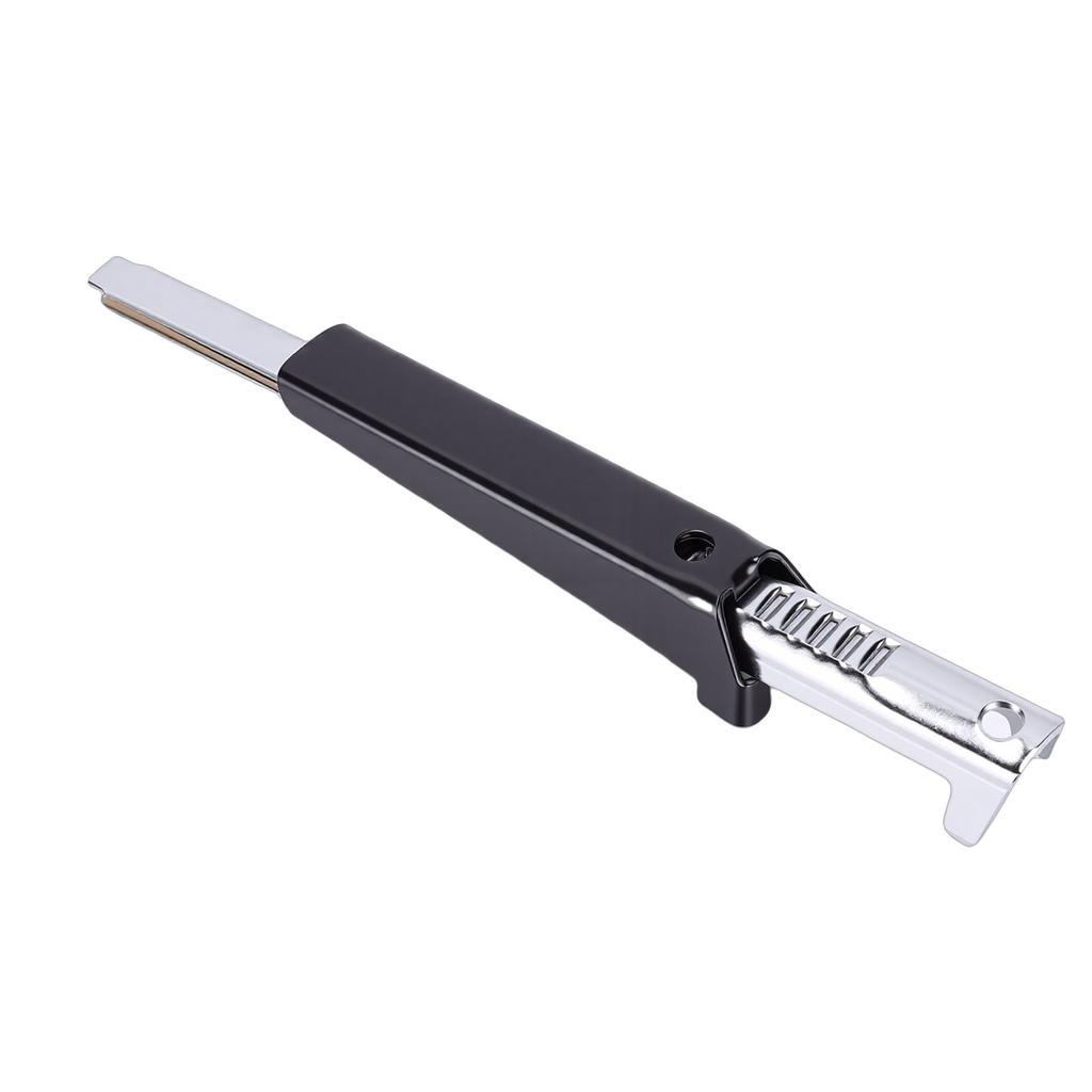 Adjustable Bottle Opener Stainless Steel Multi Purpose Twist Off Glass Jar Lid Can Opener Black