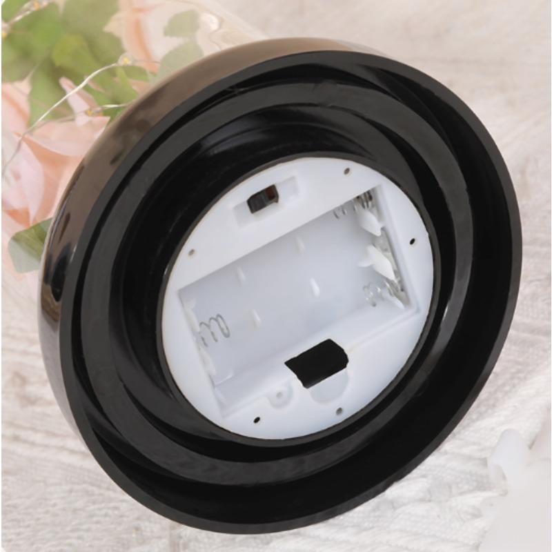 LED Galaxy Three Rose Artificial Flowers, Wedding Decoration, Creative Valentine'S Day and Mother'S Day Gift Without Battery 1Pc