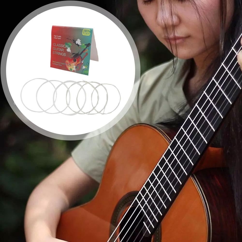 Classical Classic Guitar Strings Replacement Parts Instrument Copper Transparent Musical String V1O7
