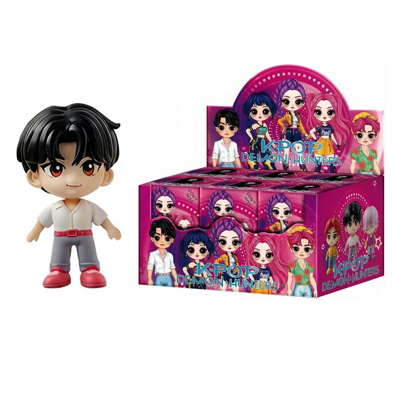 Beautiful Anime Q version Kpop Devil Hunter Blind Box Blind Bag Small statue Peripheral model Desktop Blind box decoration gift