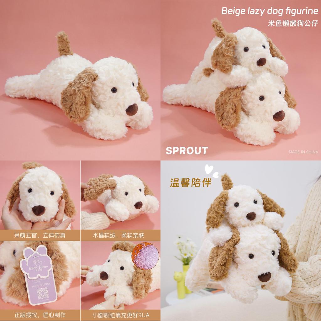 Plush Dog Pillow With Polyester Fiber Filling For Cozy Home Decor And Gift
