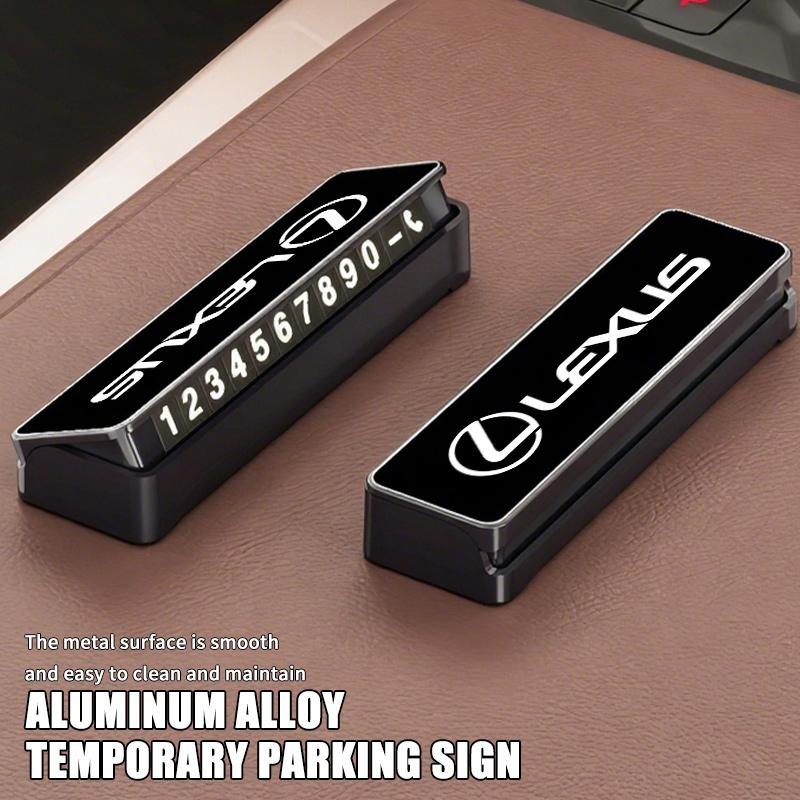 Car Temporary Parking Card Phone Number Card Plate Accessories For Lexus CT ES GS NX IS250 CT200h IS300h ES300h ERX400h NX300h