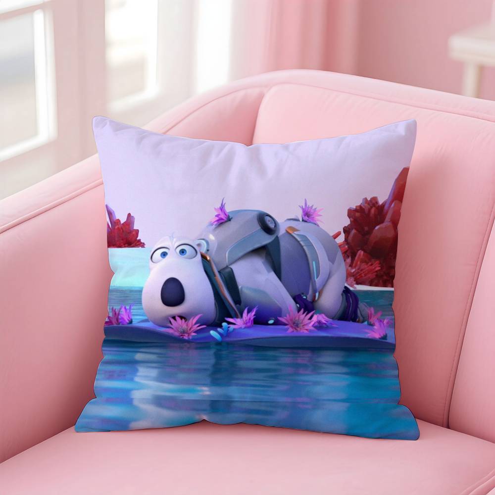 B-Backkom Cute Pillow Case Anti-Dustmite Pillow Invisible Zipper Silky Short Plush Sofa Cushion Cover