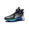 Anta Kids Comfortable Shock Absorbing Durable Mid-Top Basketball Shoes Kids Basketball Shoes Black Blue 312411109-10