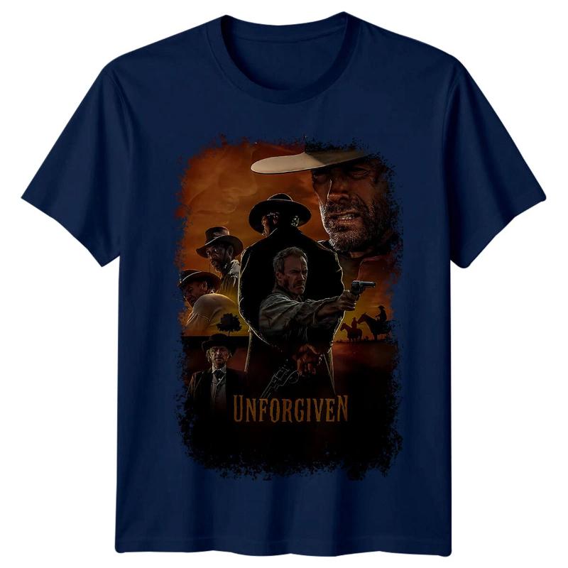 Niewybaczony () Koszulka inspirowana plakatem filmowym Retro Klasyczna S Tee Unisex