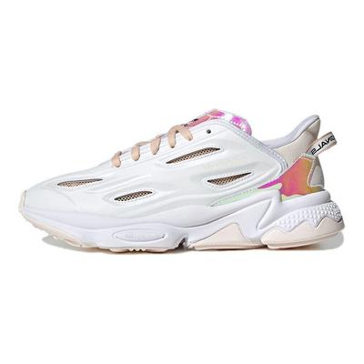 Ozweego Celox Weiß Irisierend Damen Sneaker Schuhe-Weiß Halo-Blau GX2957