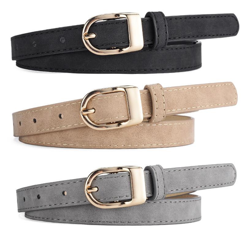 Elegant Versatile Pu Leather Belt For Women Perfect For Dresses And Casual Outfits