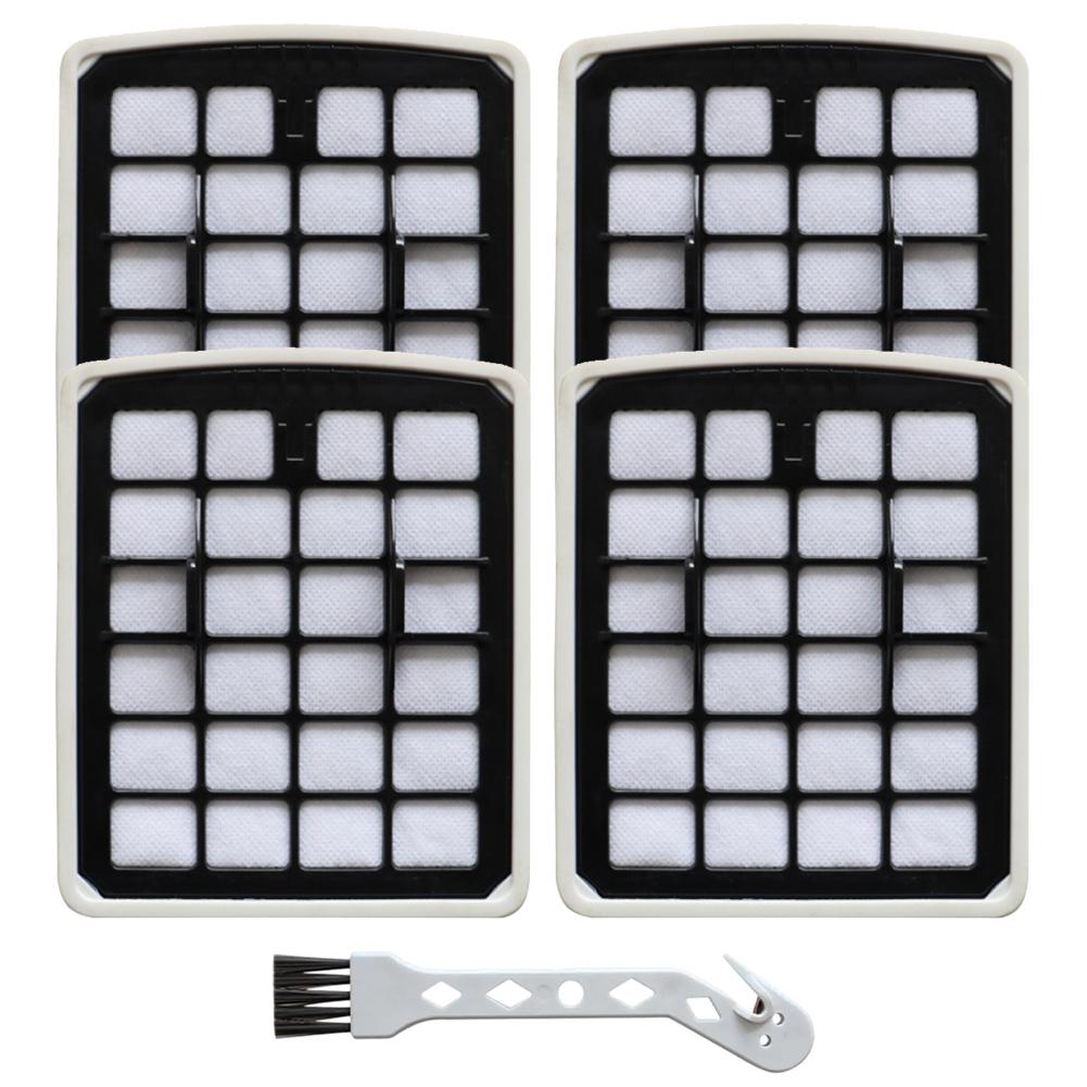 2/4 HEPA Sponge Filters For Eureka For Apollo V18C01A-200 AK9/AK10 For Midea VCS41S160 VCS42S200 VCC18C Vacuum Cleaner Filters