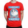 ragdoll mom funny Funny 100 Cotton TShirt Ragdoll Tops Tees For Unisex