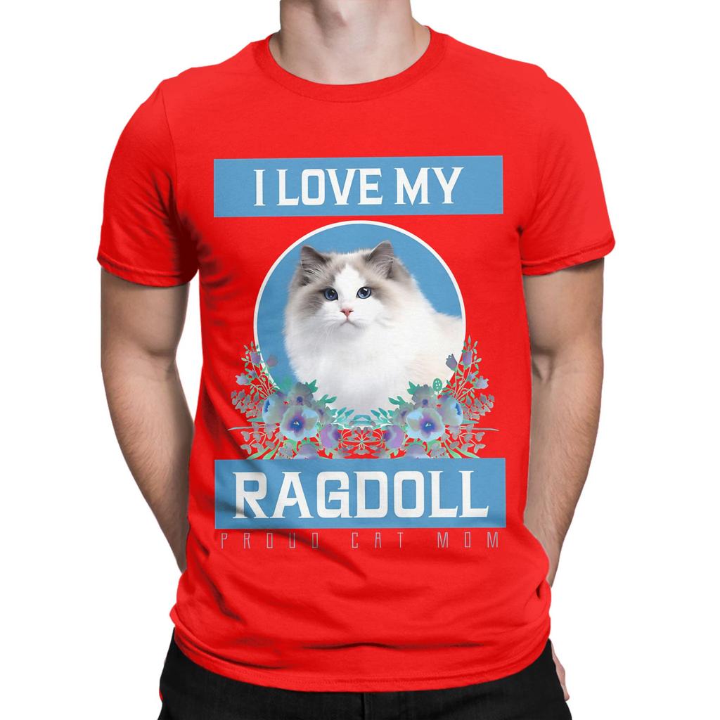ragdoll mom funny Funny 100 Cotton TShirt Ragdoll Tops Tees For Unisex