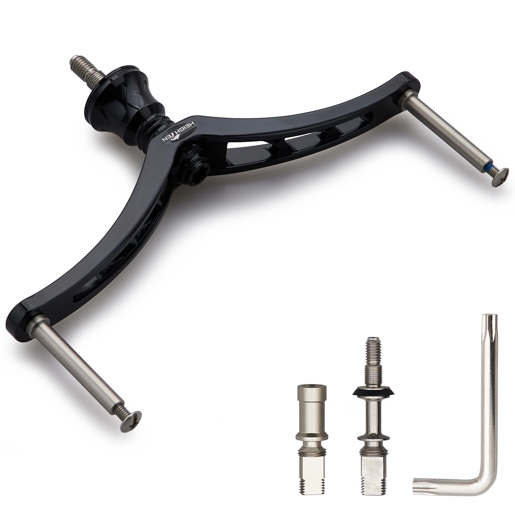 

HEIGHTEN Рукоятка катушки для Shimano и Daiwa Универсальные спиннинговые катушки 80/92/95/98/110 мм (Нет ручки) (110 мм - Черный) (242)