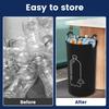 1/2/3Pcs 82L Folding Bottle Storage Basket, Kitchen Waste Bottle Recycling Bag with Soft Handles, Portable Wastewater Bottle Collector