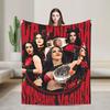 Warm Throw Blanket Travel Office Liv Morgan Blanket  Flannel Bedspread For Couch Chair Fashion Sofa Bed Cover