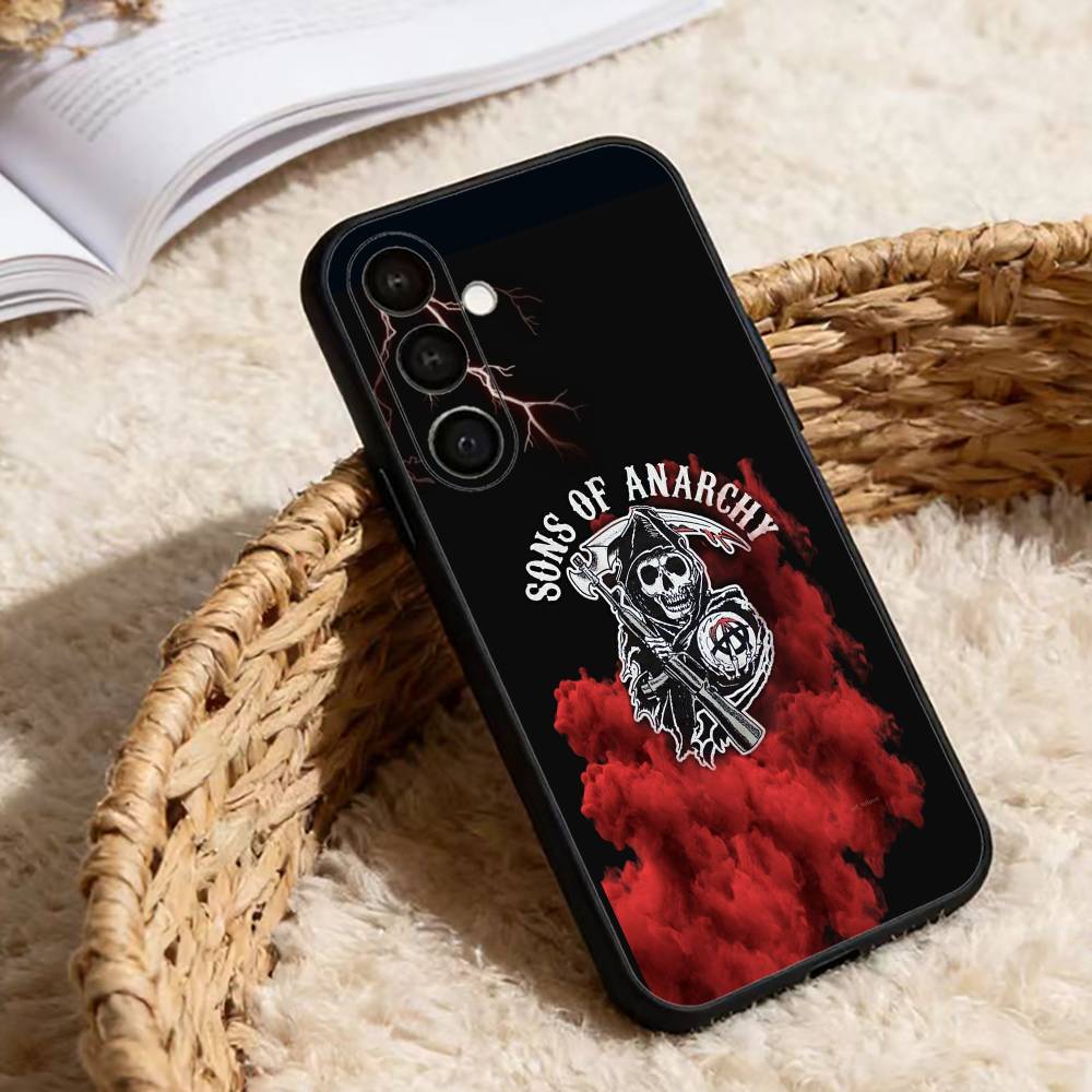 American TV S-Sons-Of-Anarchys Phone Case For Samsung Galaxy A20,21s,22,31,32,52,53,72,73,80,91 Soft Black Shell