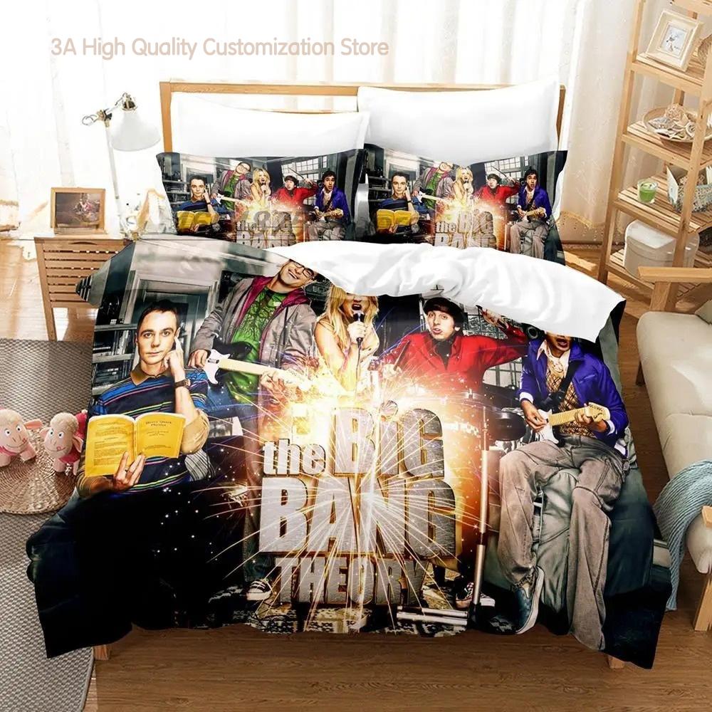 The Big Bang Theory Beding Set Single Twin Ful Quen King-Sized Dimensionsd Dimensions Bed Linen Set Aldult Young Boys Bedrom Duvetcover Sets 3D Print