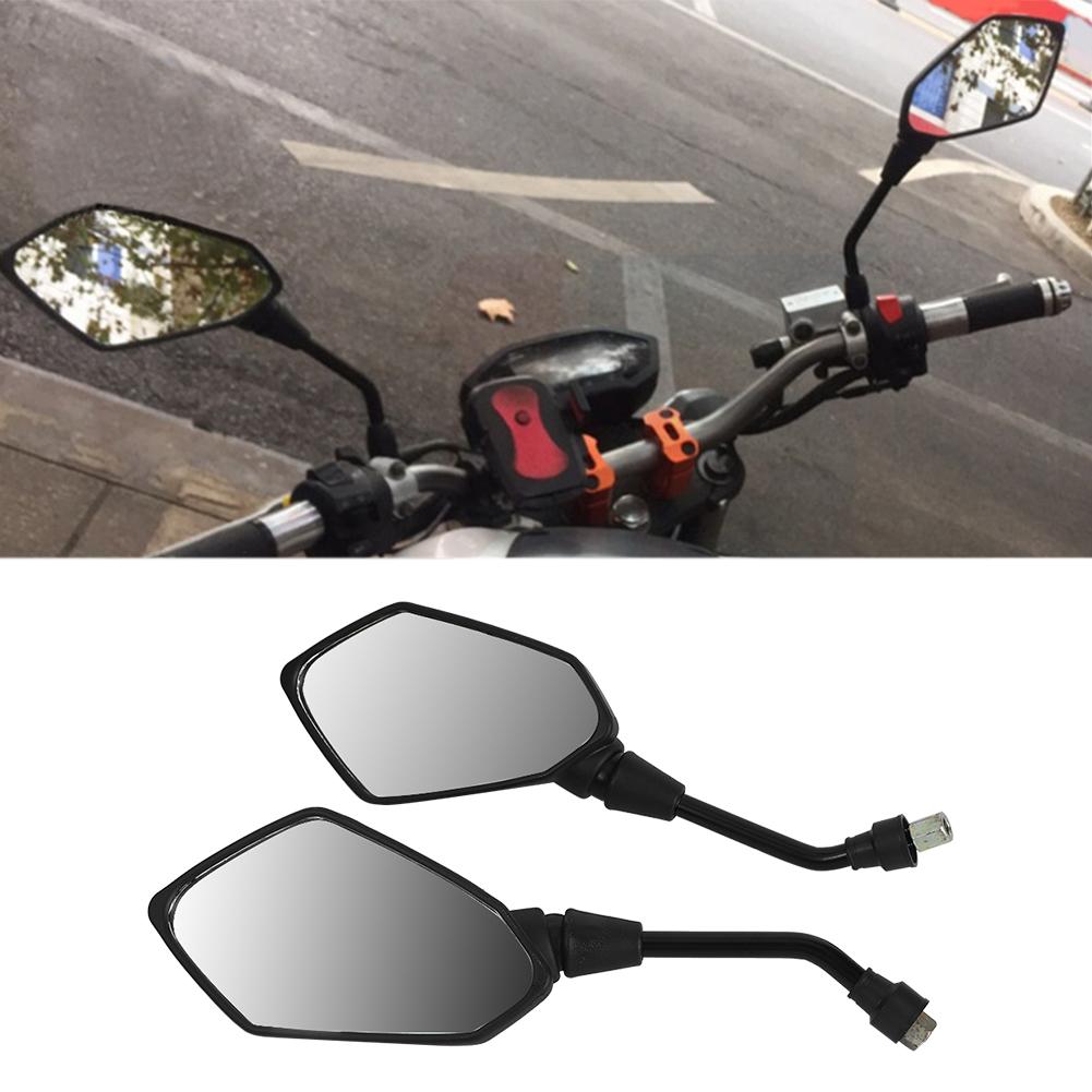 Pair of Motorcycle Modification   Rearview Wing Mirror Motorbike Accessory Black
