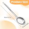 Skimmer Spoon Filter Grease Foam Fine Mesh Stainless Steel Sieve Colander, Extra Fine Strainer With Handle Handheld Fry Oil Filter for Cooking Sieve