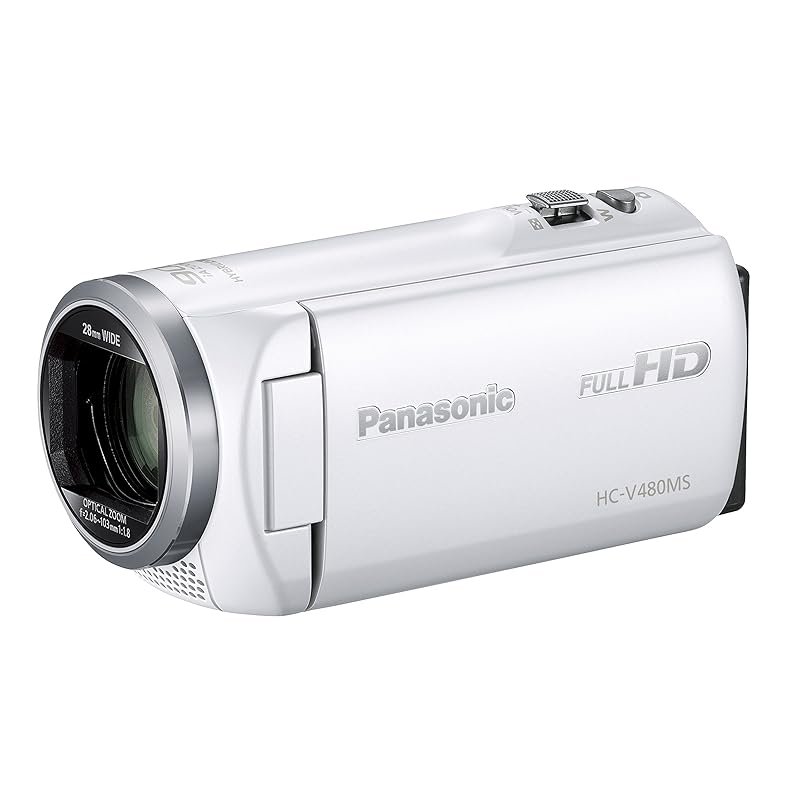 

panasonic hd video camera V480MS 32GB High magnification 90x zoom white HC-V480MS-W