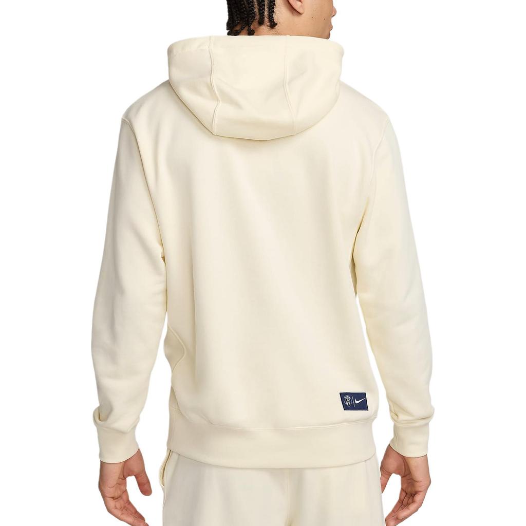 Nike Paris Saint-Germain Letter Logo Embroidered Hoodie Men Hoodies Coconut FZ8547-113
