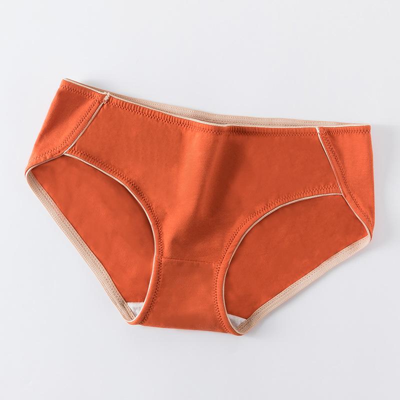 

Женское хлопковое нижнее белье, удобные хлопковые бриджи со средней талией, эластичные бриджи, дышащее сексуальное нижнее белье, трусы XL коричневый