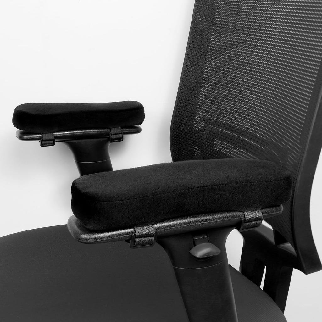 2PCS Soft Armrest Cushion PP Sponge Foam Home/Office Chair Arm Rest Covers Computer Gaming Elbow Cushion,Removable Washable