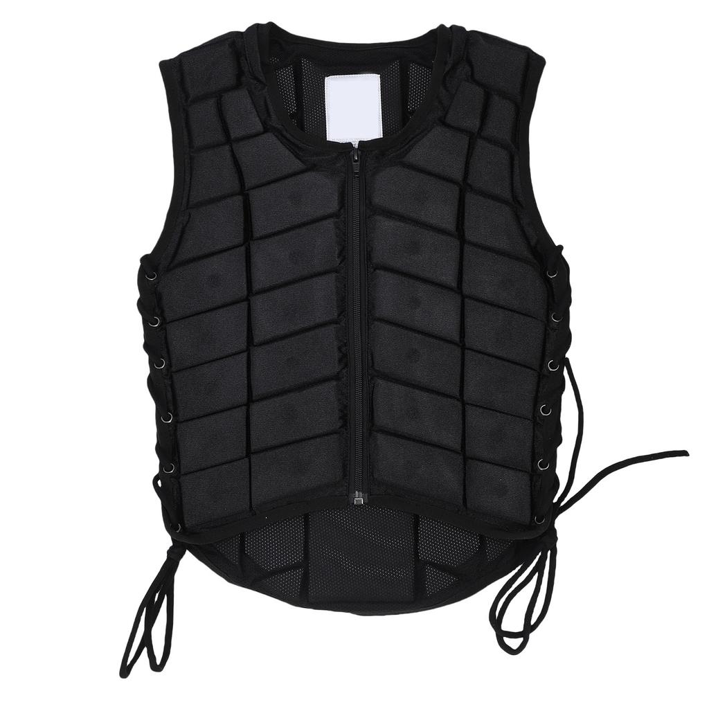 Equestrian Horse Vest Unisex Equestrian Protective Vest Comfortable Horse Riding Vest Zipper Closure for Boys Girls