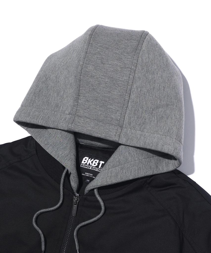 Bunkerbuster Direction Padded Bomber Jumper Mq1Ju010_Black