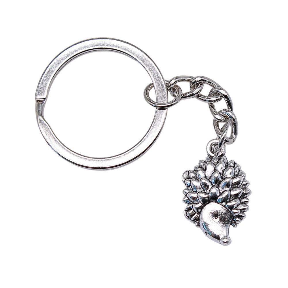 Bear Charm Tiger Keychain Wild Animal Pendants Key Ring 28mm