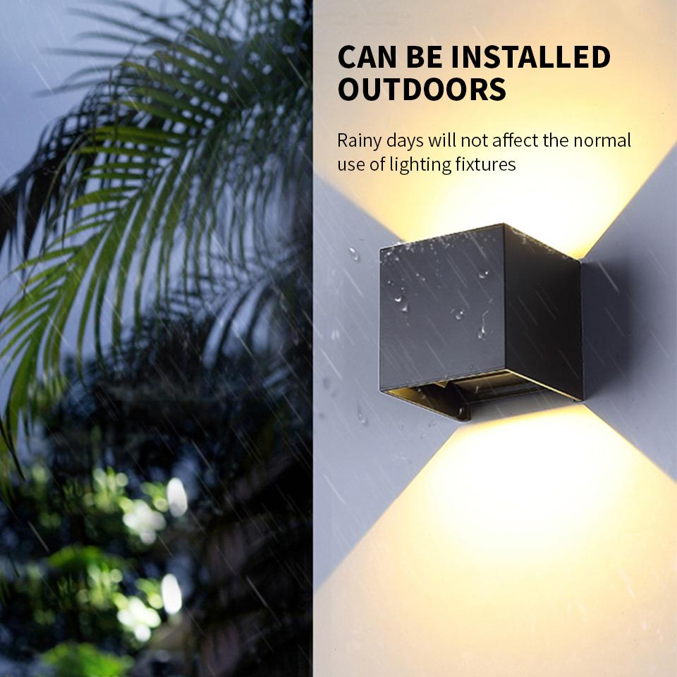 Wall Lamp Light LED 85-265V 6W 12W Cold White Warm White Suitable For Indoor Outdoor Garden Convenient Decoration Easy Install