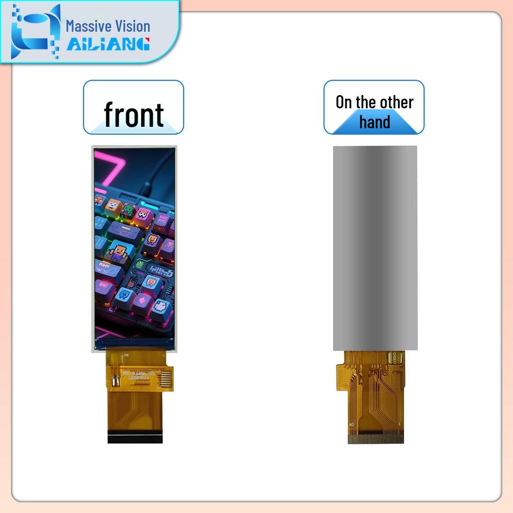 3.2-inch HD IPS LCD Touchscreen with 320x820 Resolution
