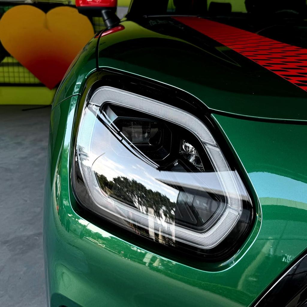 KUNGKIC for Mini Countryman U25 2025 2024 2023 Wide Headlight Protection Film TPU Scratch Guard Self-Healing Exterior Accessories Non-Yellowing