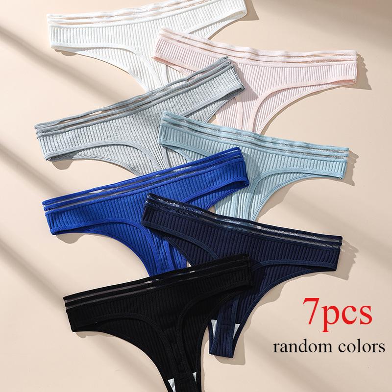 Heißer Verkauf Sexy Thread Unterwäsche Niedrige Taille Sport Dreieck Dessous Frauen Hohl Taille Gürtel Frauen Höschen