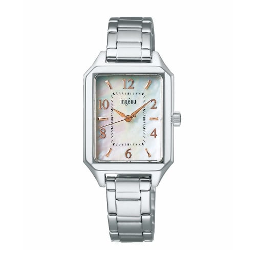 

Seiko Ingenu Square Quartz Watch AHJK467 Women s Silver