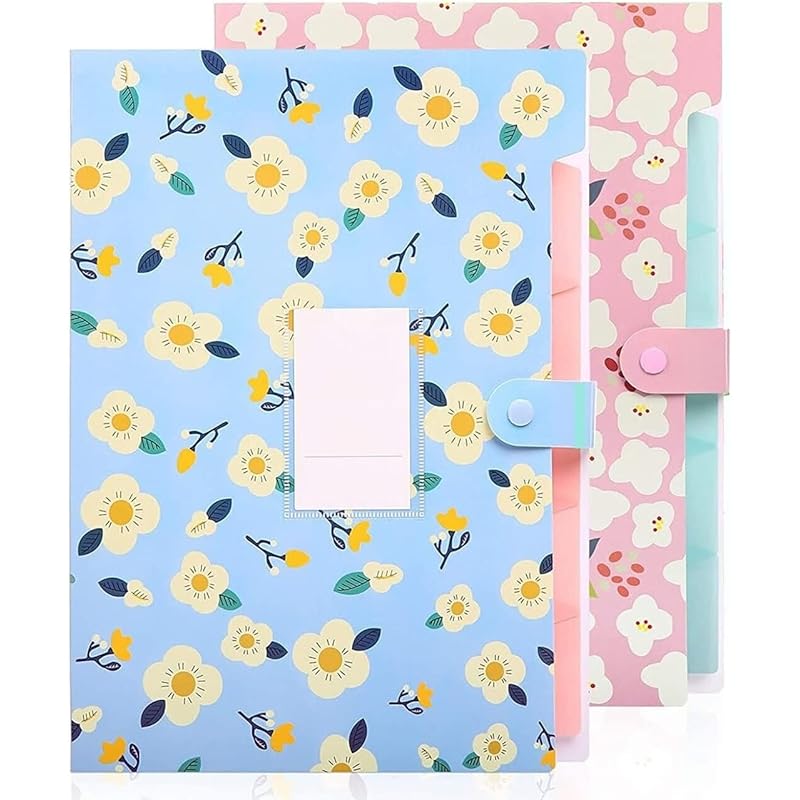Corslet Certificate Expanding File Folders for Documents Large Size A4 Paper Holder Organizer School Office Home Multico
