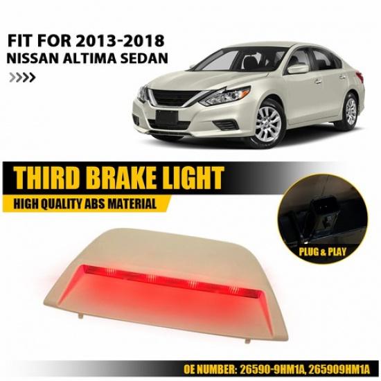 Beige Third 3RD Brake Light For 2013-17 2018 Nissan Altima Sedan 26590-9HM1A EXV